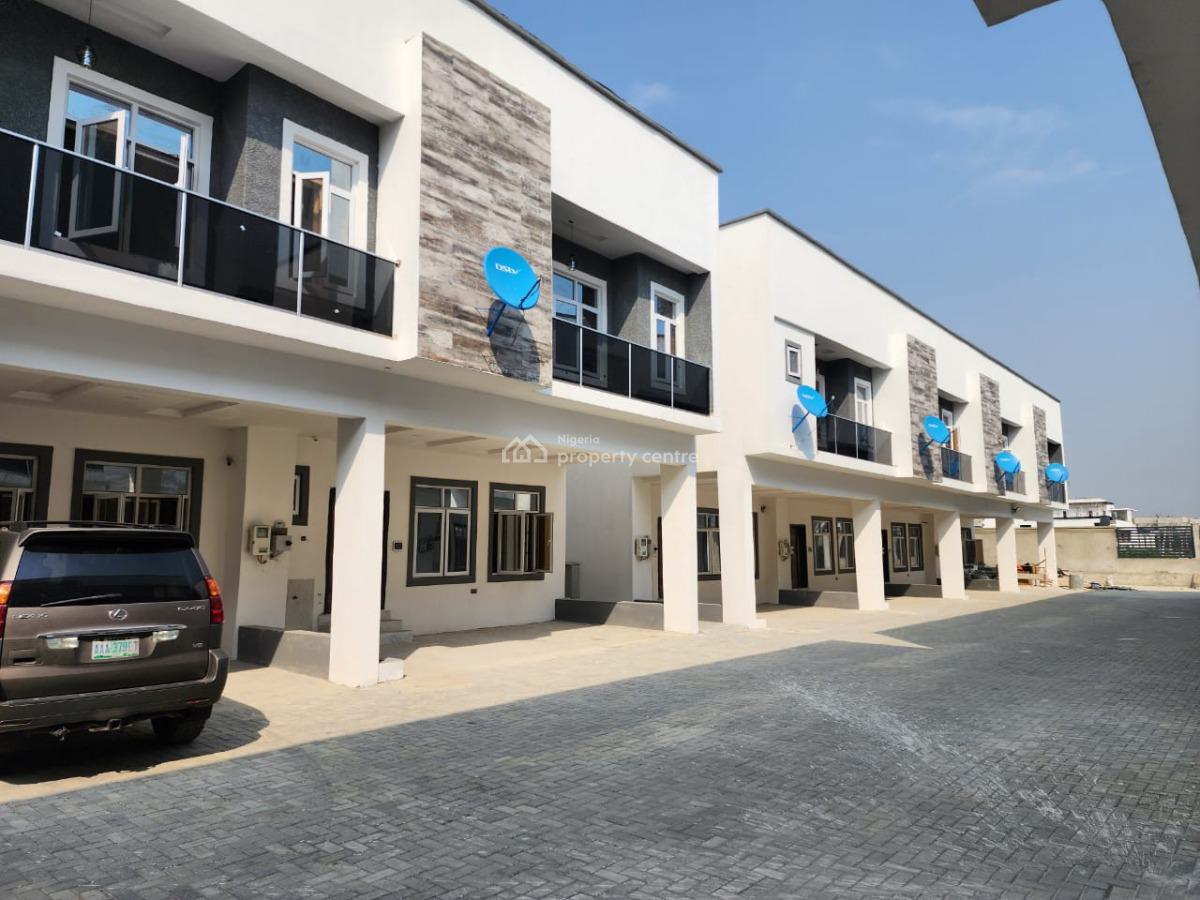 Newly Finished 4 Bedroom Terrace Duplex, Victoria Crest Iv Waterview Experience Estate, Off Ochid Road, Lekki, Lagos, Terraced Duplex for Sale