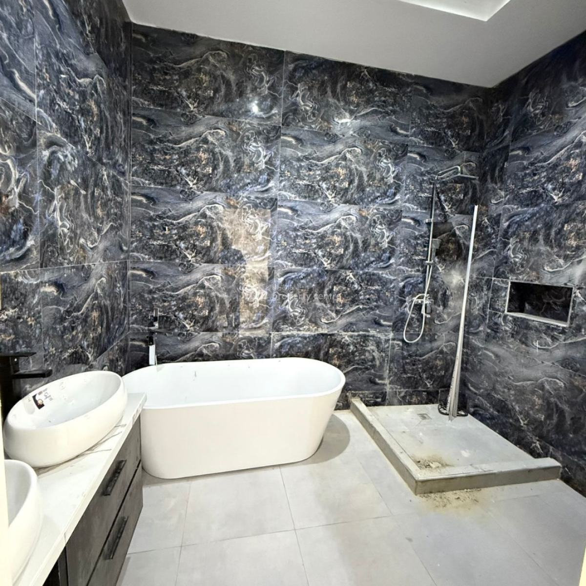 Newly Built 3 Bedroom& Bq Semi-detach & Swimming Pool, Sangotedo, Ajah, Lagos, Semi-detached Duplex for Sale