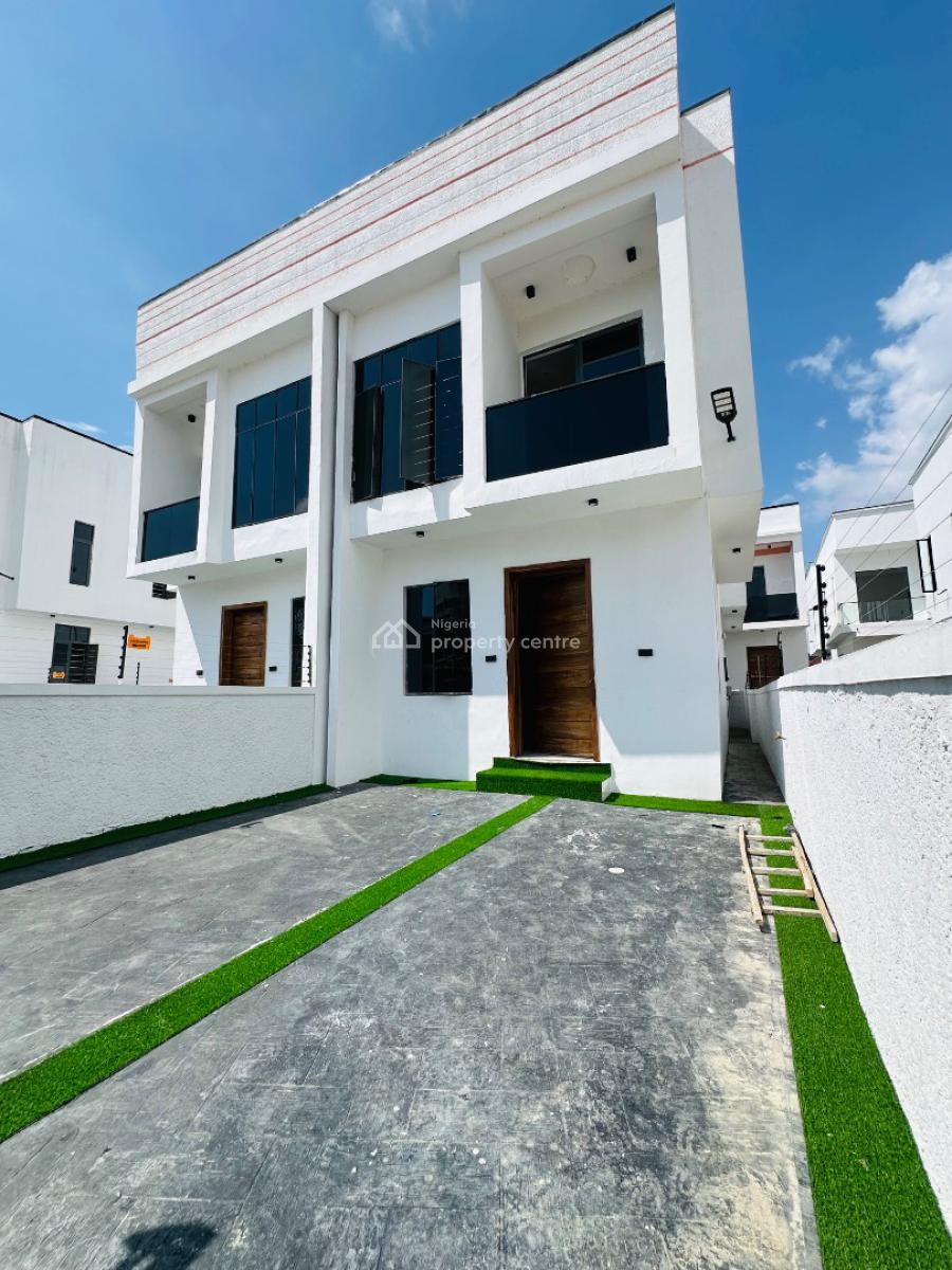 Modestly Built 4 Bedroom Semi Detached Duplex with No Bq, Ikota, Lekki, Lagos, Semi-detached Duplex for Sale