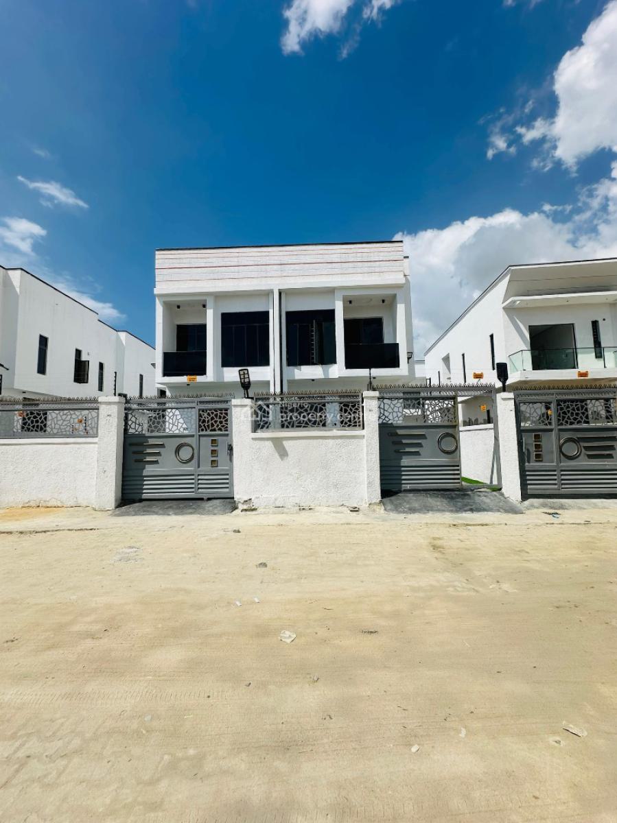 Modestly Built 4 Bedroom Semi Detached Duplex with No Bq, Ikota, Lekki, Lagos, Semi-detached Duplex for Sale