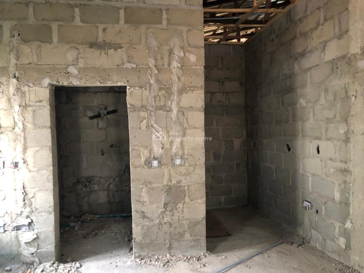 3-bedroom Semi-detached Duplex (carcass), Green Park Estate, Abijo, Lekki, Lagos, Semi-detached Duplex for Sale