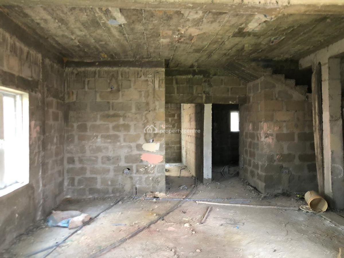 3-bedroom Semi-detached Duplex (carcass), Green Park Estate, Abijo, Lekki, Lagos, Semi-detached Duplex for Sale