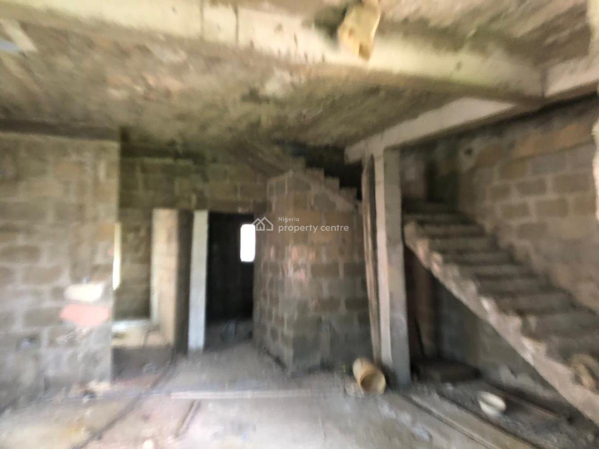 3-bedroom Semi-detached Duplex (carcass), Green Park Estate, Abijo, Lekki, Lagos, Semi-detached Duplex for Sale