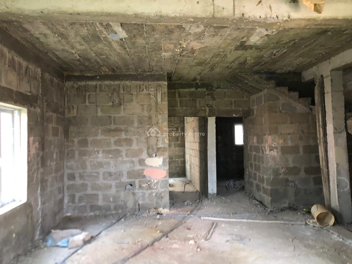 3-bedroom Semi-detached Duplex (carcass), Green Park Estate, Abijo, Lekki, Lagos, Semi-detached Duplex for Sale