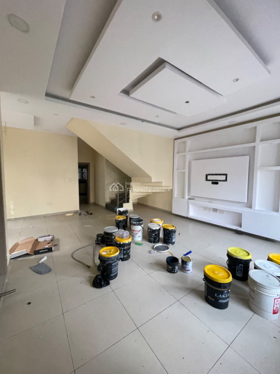 4bedroom Semi Detached Duplex with a Bq, Chevron, Lekki, Lagos, Semi-detached Duplex for Rent