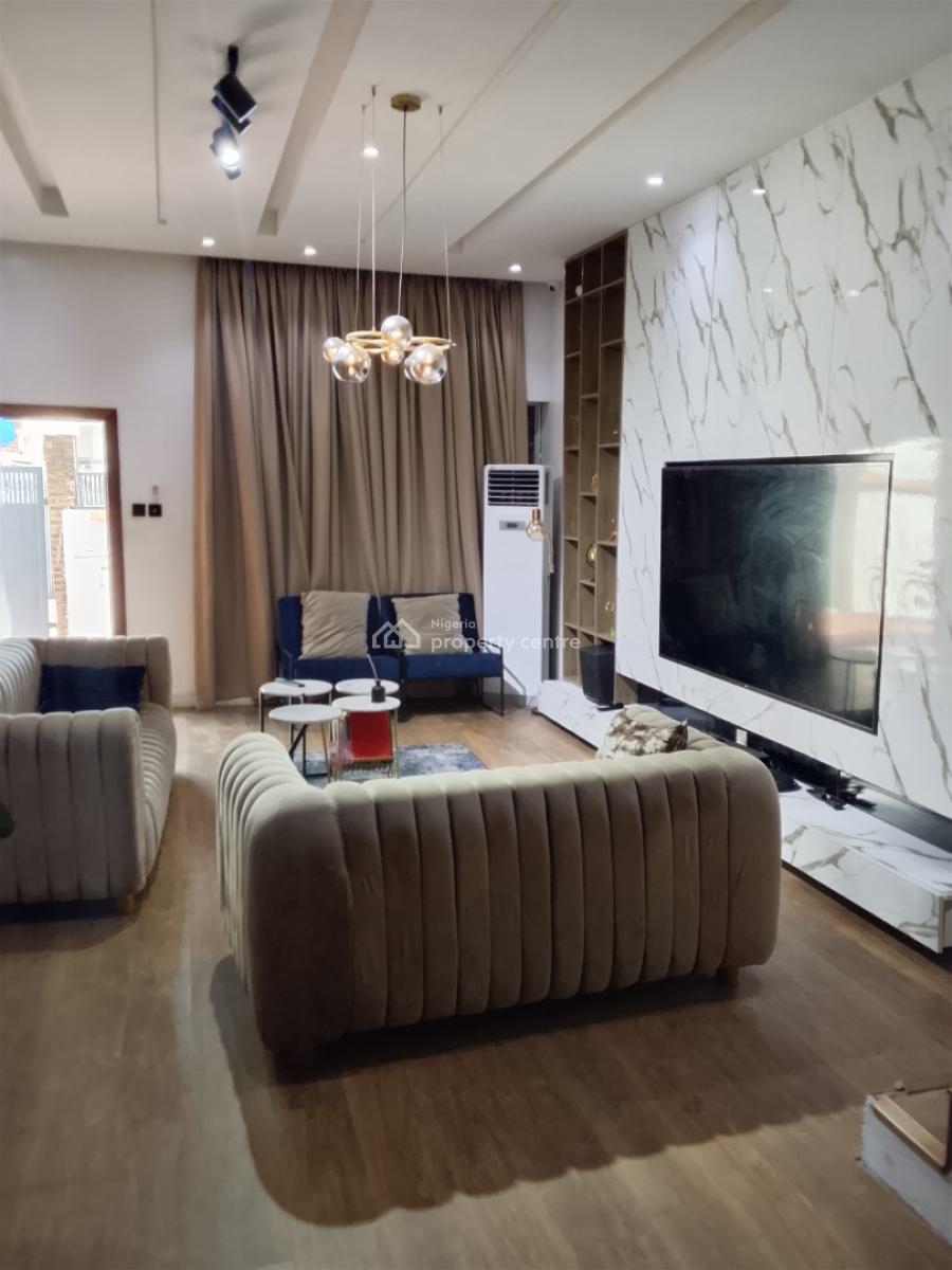 This Is a Lovely 4 Bedroom Fully Furnished Duplex, Osapa, Lekki, Lagos, Detached Duplex for Rent