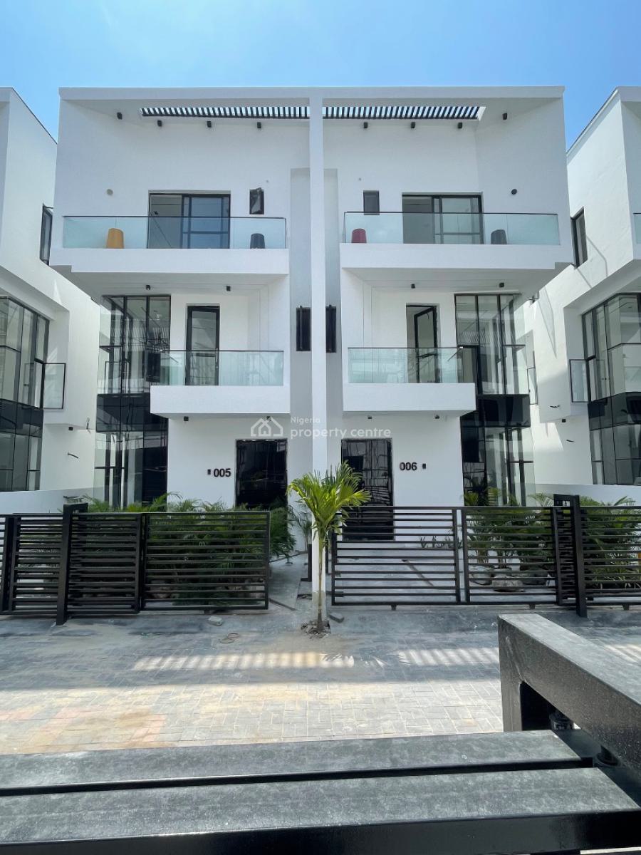 Exquisite 4 Bedroom Semi Detached Duplex, with Bq in a Serene Estate, Orchid, Lekki, Lagos, Semi-detached Duplex for Sale
