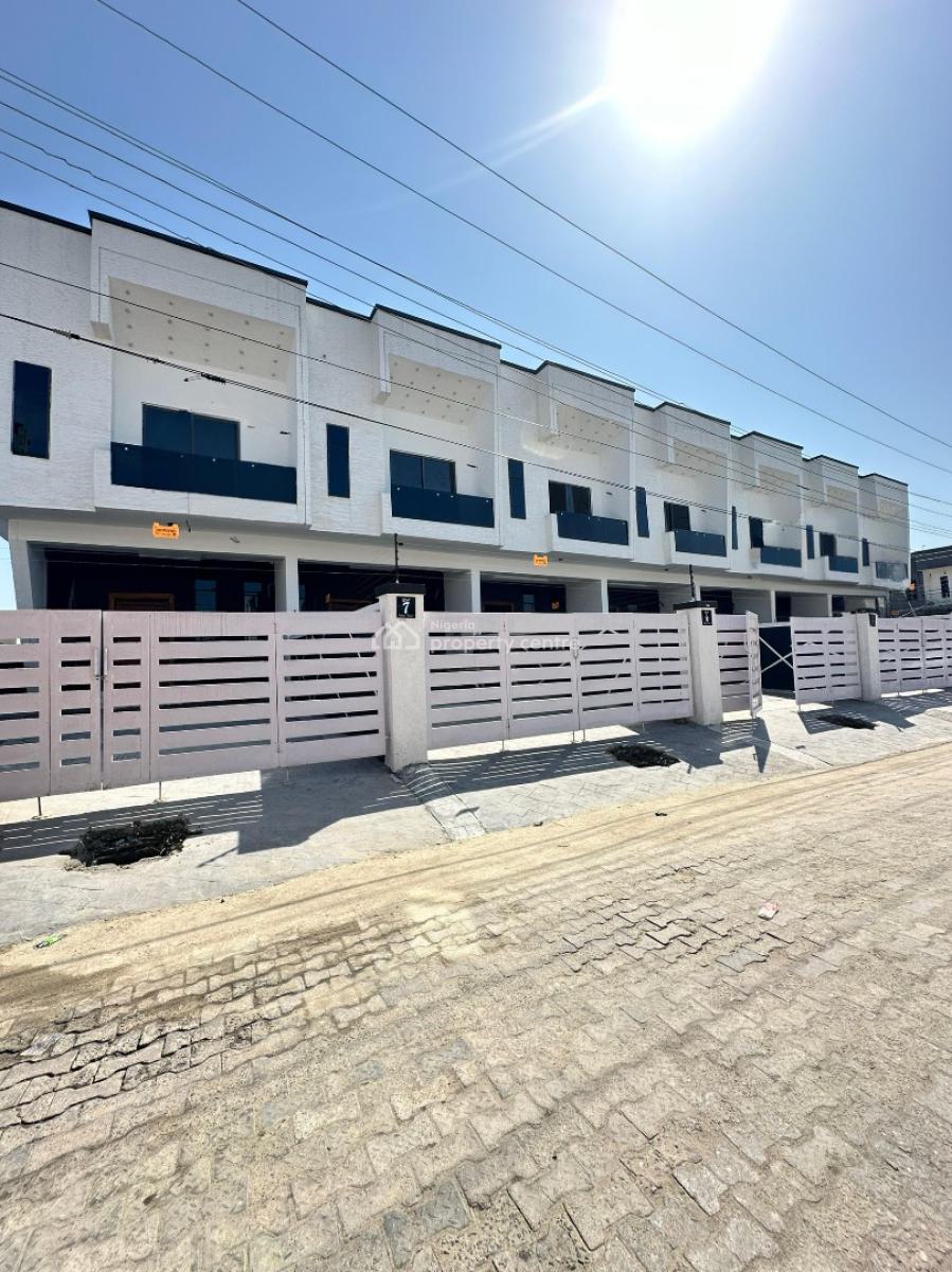 Newly Built Terrace Duplex with No Bq, Ikota, Lekki, Lagos, Terraced Duplex for Sale