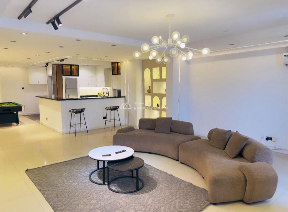 Waterfront 3 Bedroom with Swimming Pool, Off Freedom Way, Lekki Phase 1, Lekki, Lagos, Flat / Apartment Short Let