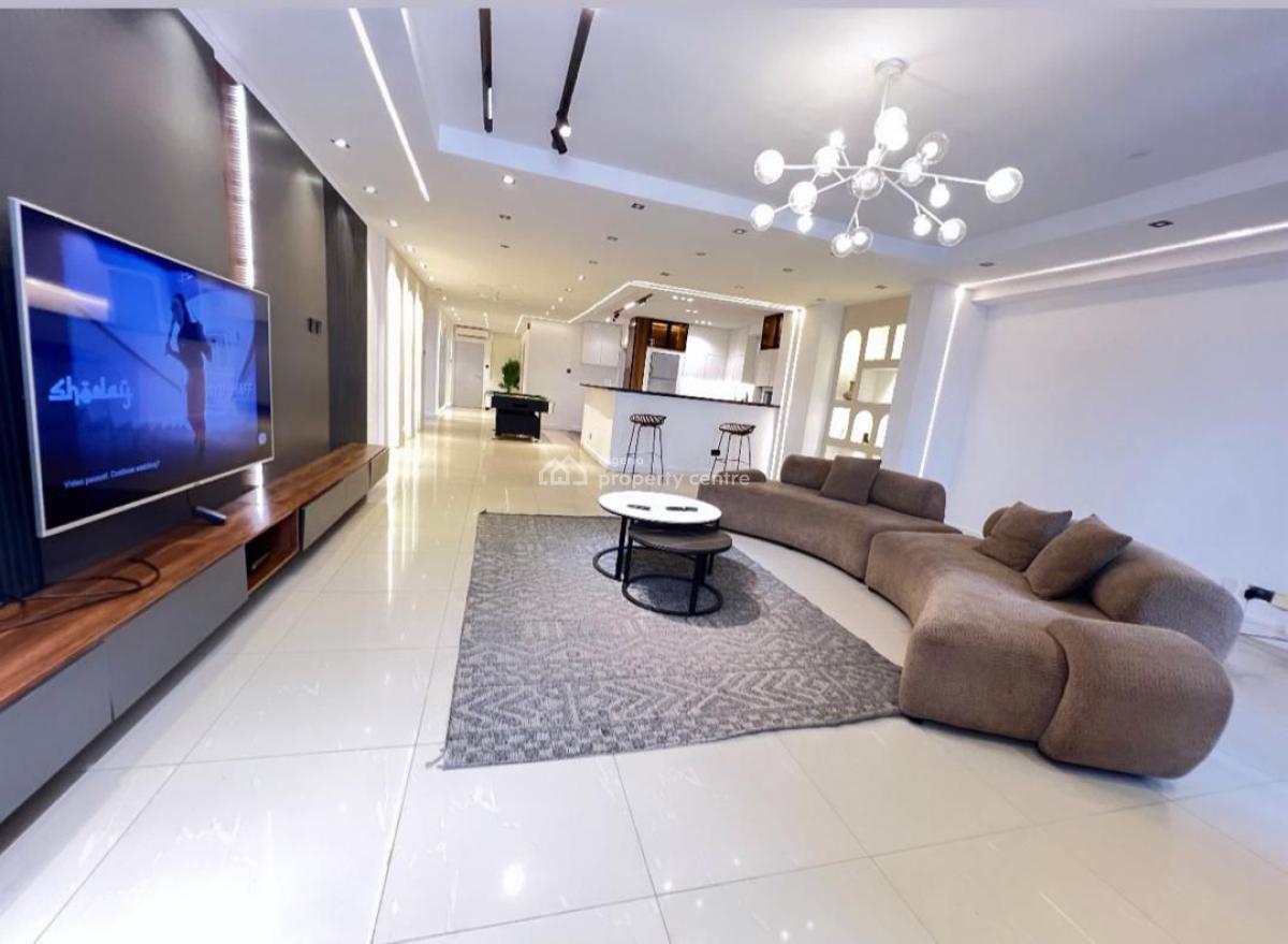 Waterfront 3 Bedroom with Swimming Pool, Off Freedom Way, Lekki Phase 1, Lekki, Lagos, Flat / Apartment Short Let