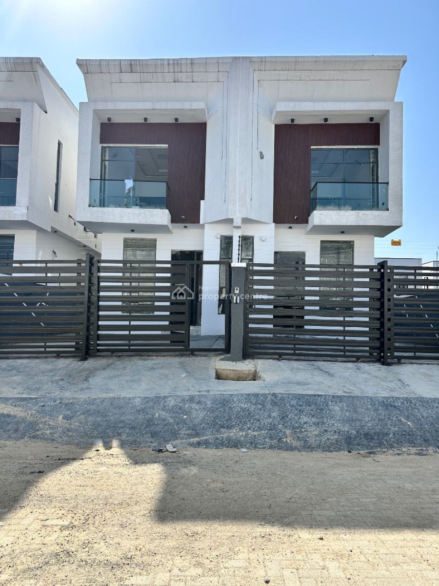 Neatly Built 4 Bedroom Semi Detached Duplex with Bq, Ikota, Lekki, Lagos, Semi-detached Duplex for Sale