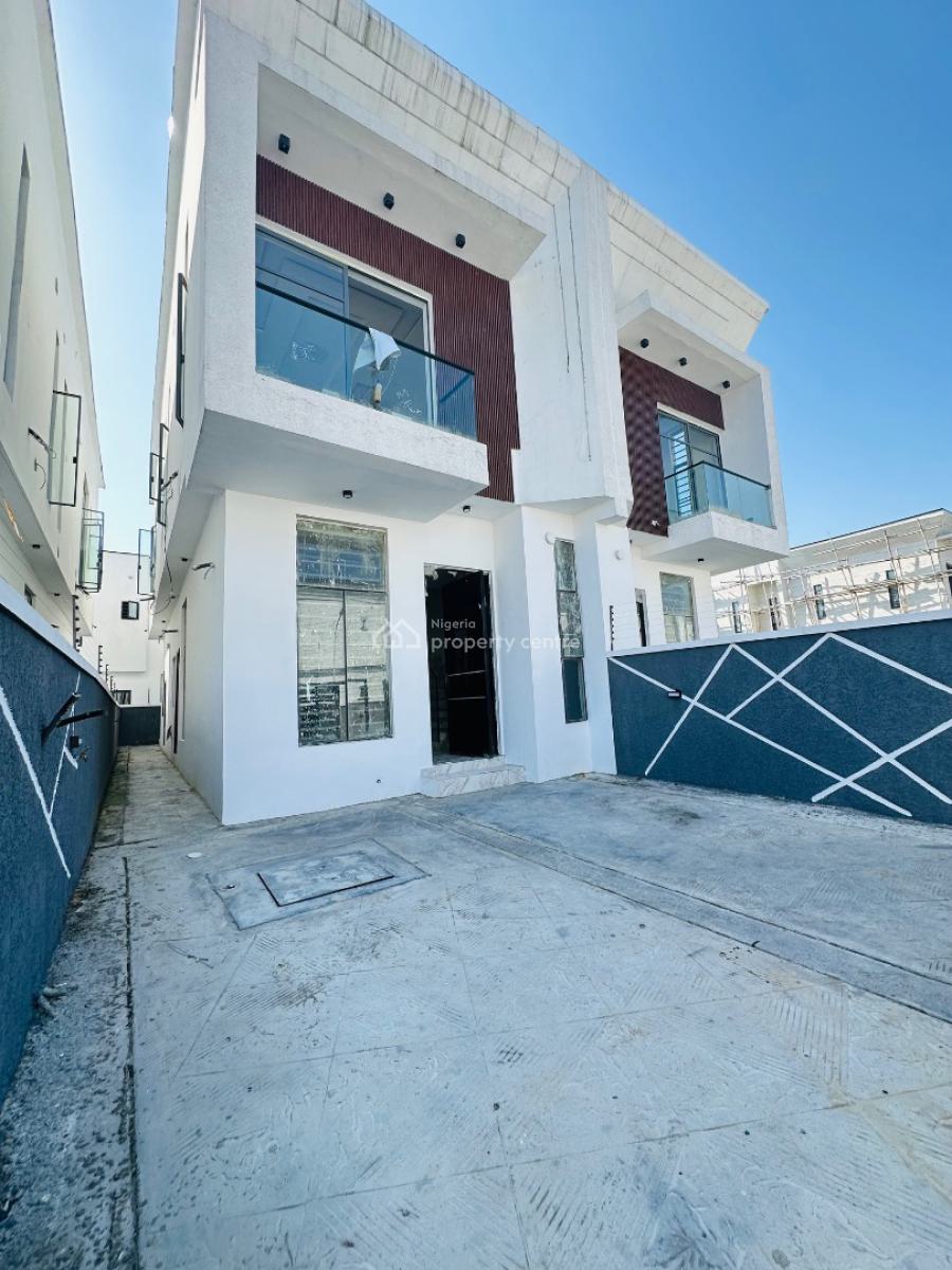 Neatly Built 4 Bedroom Semi Detached Duplex with Bq, Ikota, Lekki, Lagos, Semi-detached Duplex for Sale