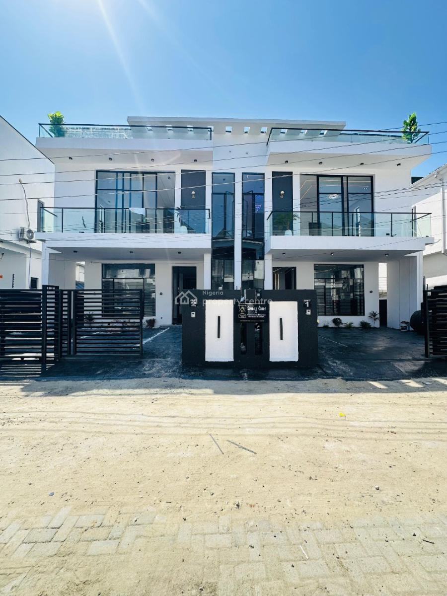 Elegantly Built 4bedroom Semi Detached Duplex with Bq, Ikota ,lekki ,lagos ,nigeria, Ikota, Lekki, Lagos, Semi-detached Duplex for Sale