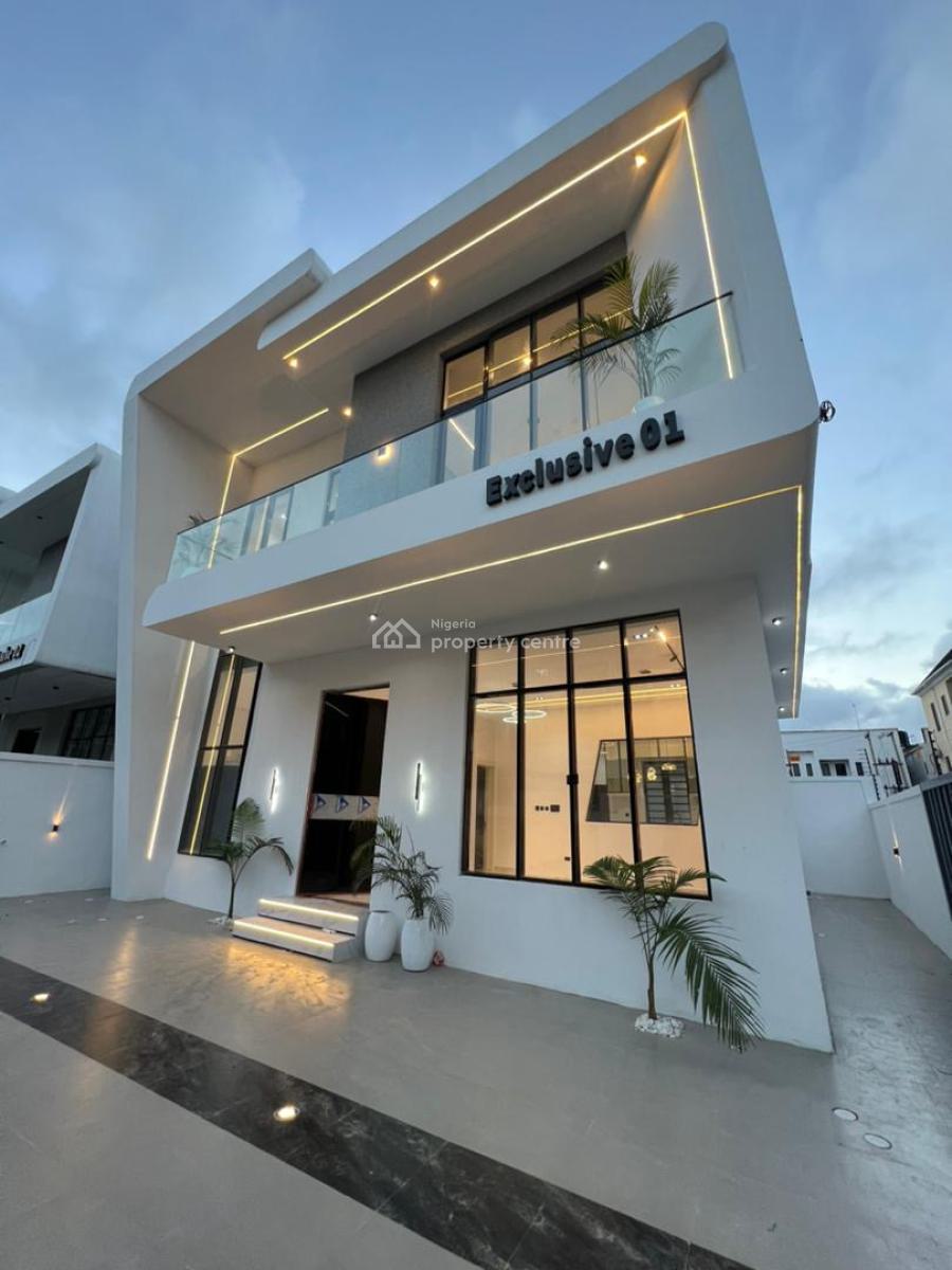 Exclusively Finished Luxury 4 Bed Fully Detached Duplex with Bq, Ajah, Lagos, Detached Duplex for Sale