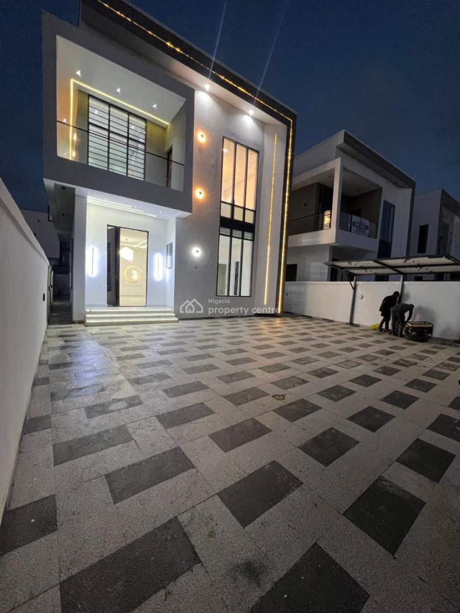 Exclusively Finished Luxury 4 Bed Fully Detached Duplex with Bq, Ajah, Lagos, Detached Duplex for Sale
