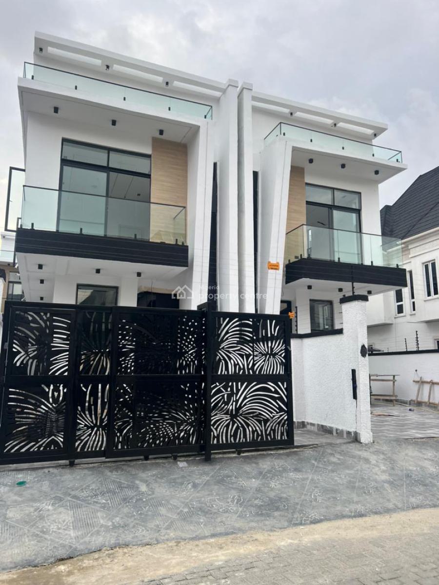 Luxury 4 Bed Semi Detached Duplex with Bq, 2nd Toll Gate, Lekki, Lagos, Semi-detached Duplex for Sale