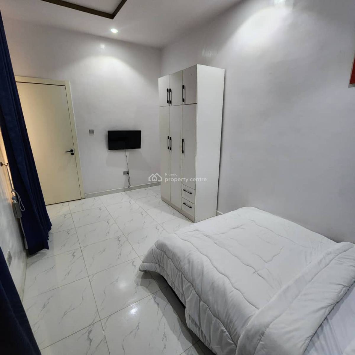 Furnished Room Upstairs in a Shared Apartment, Lekki County Homes,  Ikota Lekki Lagos, Ikota, Lekki, Lagos, Flat / Apartment for Rent