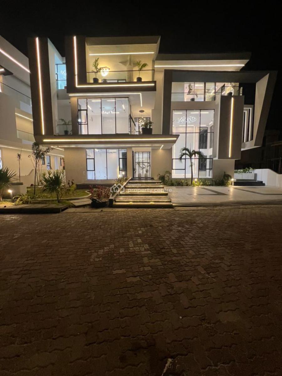 5 Bed Smart Mansion with Elevator, Cinema, Gym, Spa, Home Office, Osapa, Lekki, Lagos, House for Sale