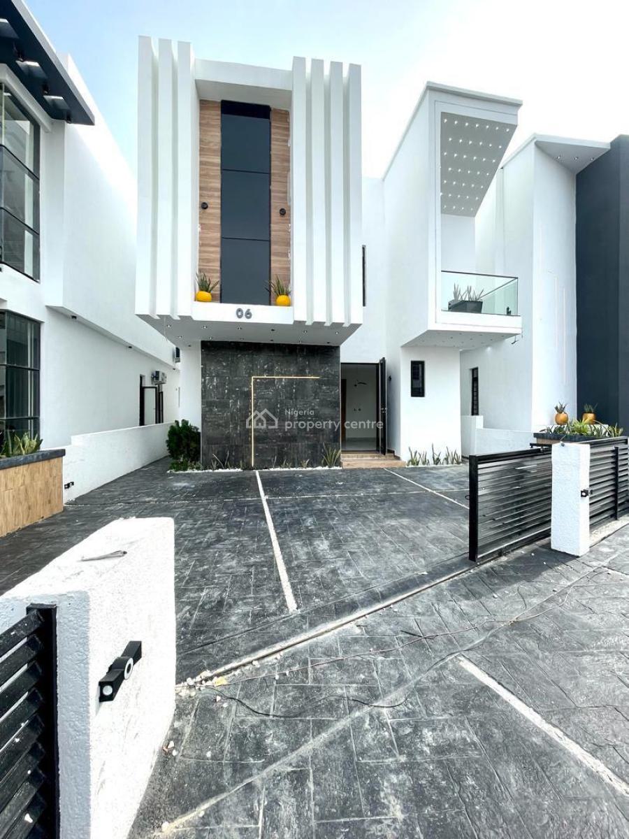 Tastefully and Remarkably Built Fully Furnished Four (4) Bedroom Fully, Chevron Lekki Lagos, Lekki, Lagos, Detached Duplex for Rent