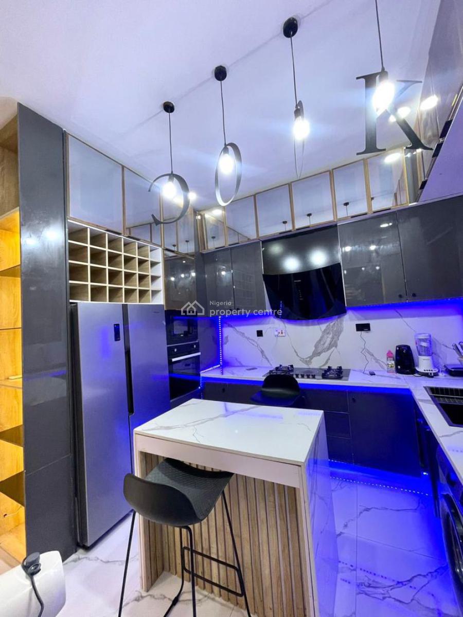 Tastefully and Remarkably Built Fully Furnished Four (4) Bedroom Fully, Chevron Lekki Lagos, Lekki, Lagos, Detached Duplex for Rent