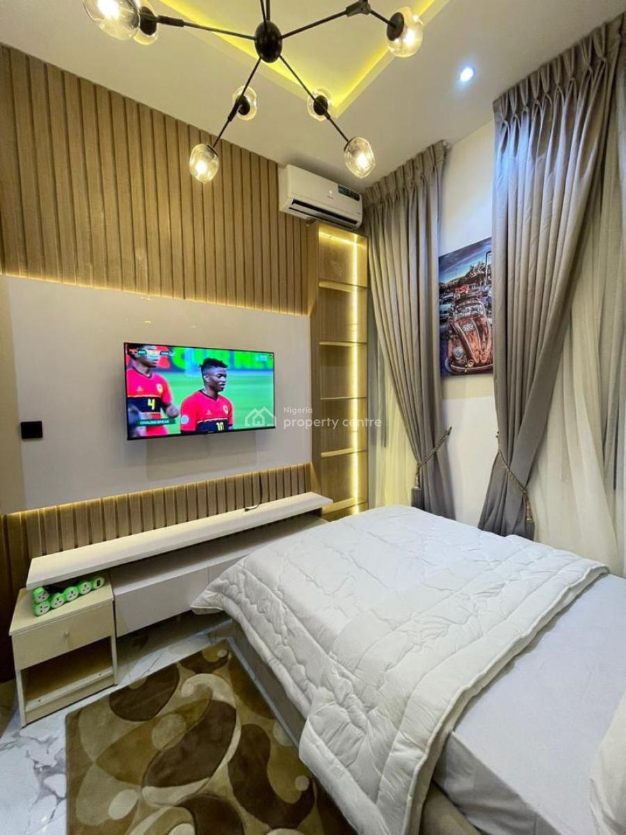 Tastefully and Remarkably Built Fully Furnished Four (4) Bedroom Fully, Chevron Lekki Lagos, Lekki, Lagos, Detached Duplex for Rent