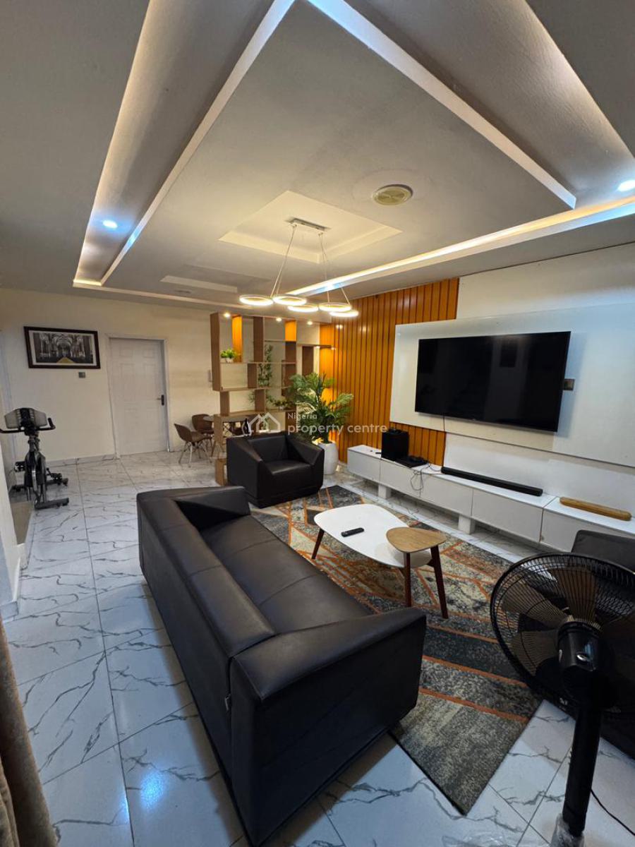 Lovely Furnished 3 Bedroom Terrace Duplex with Solar System, Abraham Adesanya, Ajah, Lagos, Terraced Duplex for Rent