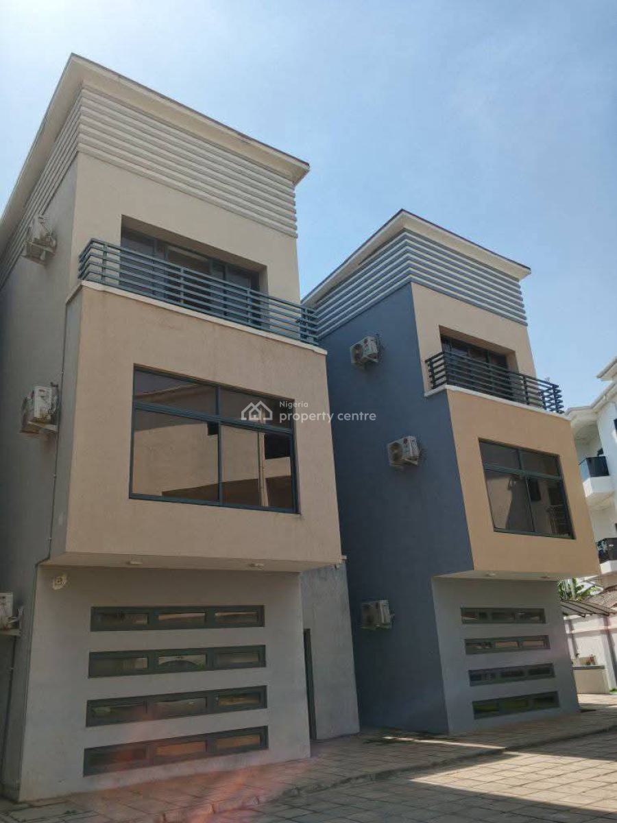 Tastefully Built Four Bedroom Terraced Duplex with Bq, Jabi, Abuja, Terraced Duplex for Rent