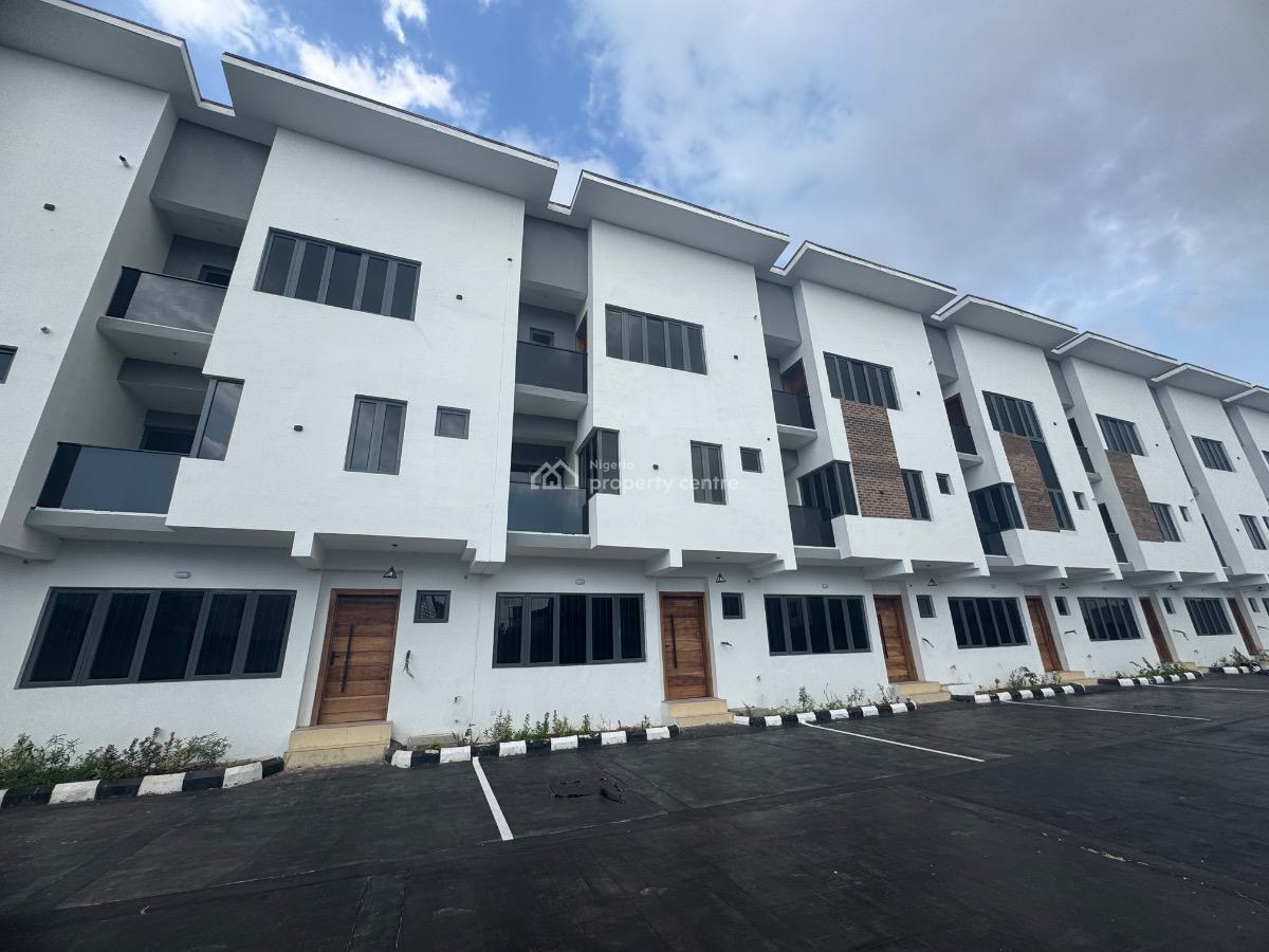 a Brand New Serviced 4 Bedroom Terraces with Bq and Swimming Pool., Lekki Phase 1, Lekki Phase 1, Lekki, Lagos, Terraced Duplex for Rent