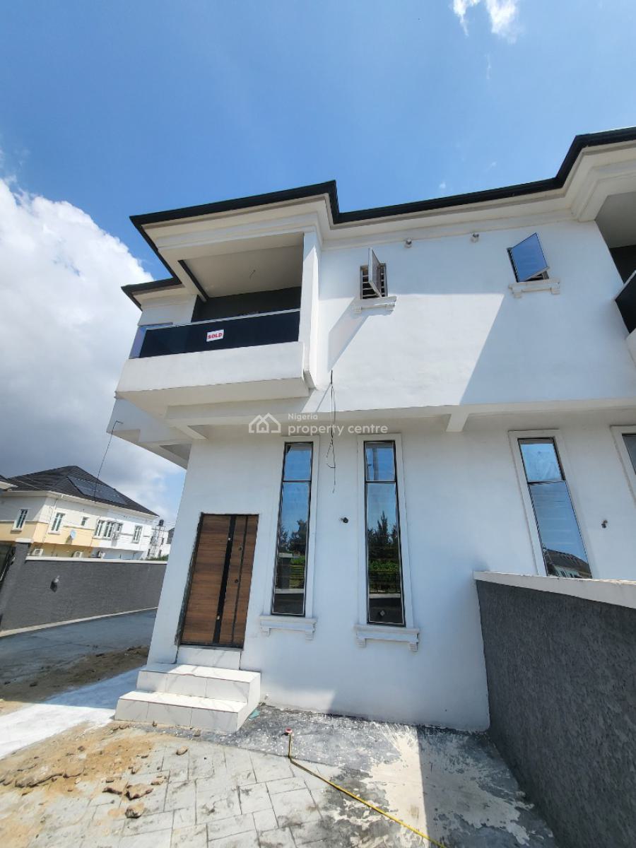 Well Built Spacious  4bedroom Semi Detached Duplex with Bq with 4 Cars, Ikota, Lekki, Lagos, House for Rent