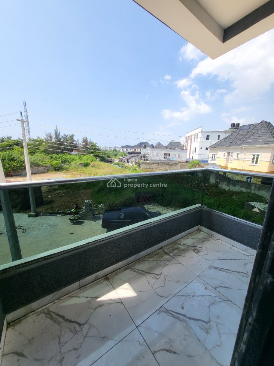 Well Built Spacious  4bedroom Semi Detached Duplex with Bq with 4 Cars, Ikota, Lekki, Lagos, House for Rent