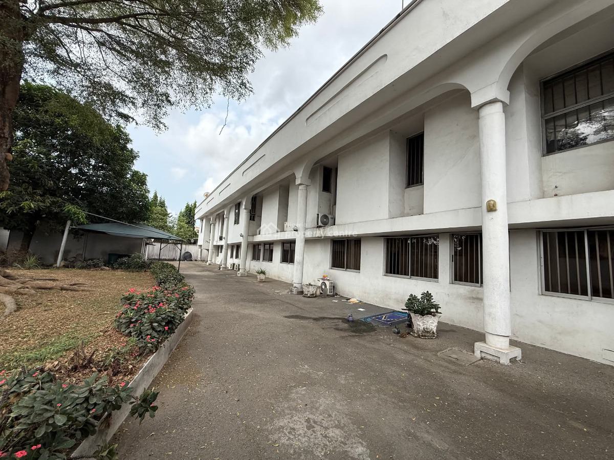 Mansion on Approx 2400sqm Land 4 Bedroom and 5 Living Room and 7bq, Parklane Road, Gra, Apapa, Lagos, Detached Duplex for Sale