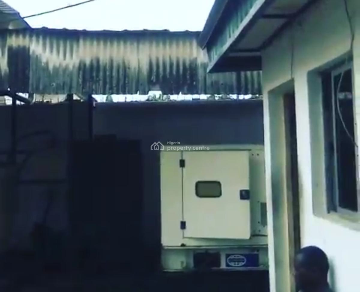 Mansion on Approx 2400sqm Land 4 Bedroom and 5 Living Room and 7bq, Parklane Road, Gra, Apapa, Lagos, Detached Duplex for Sale