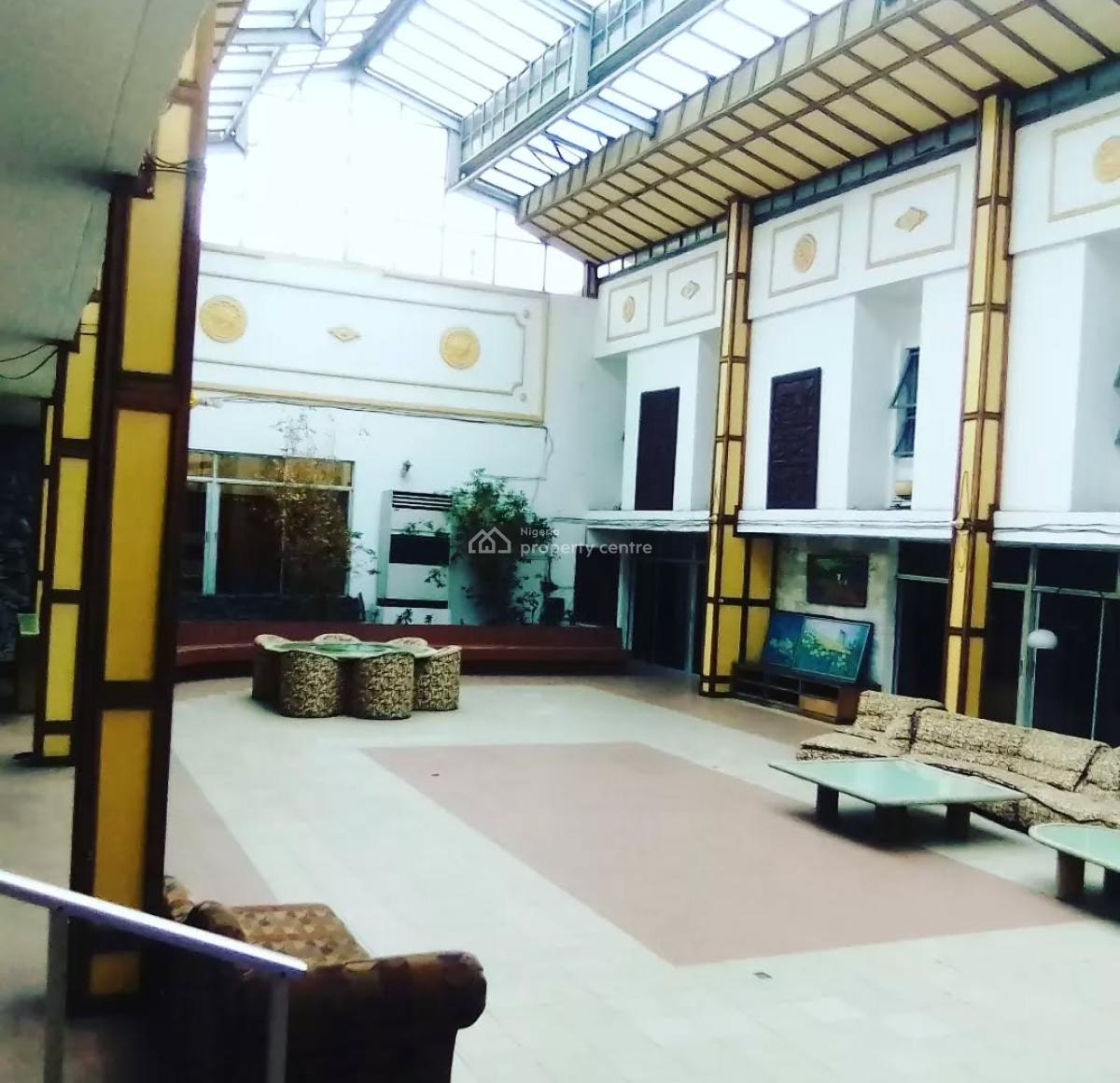 Mansion on Approx 2400sqm Land 4 Bedroom and 5 Living Room and 7bq, Parklane Road, Gra, Apapa, Lagos, Detached Duplex for Sale