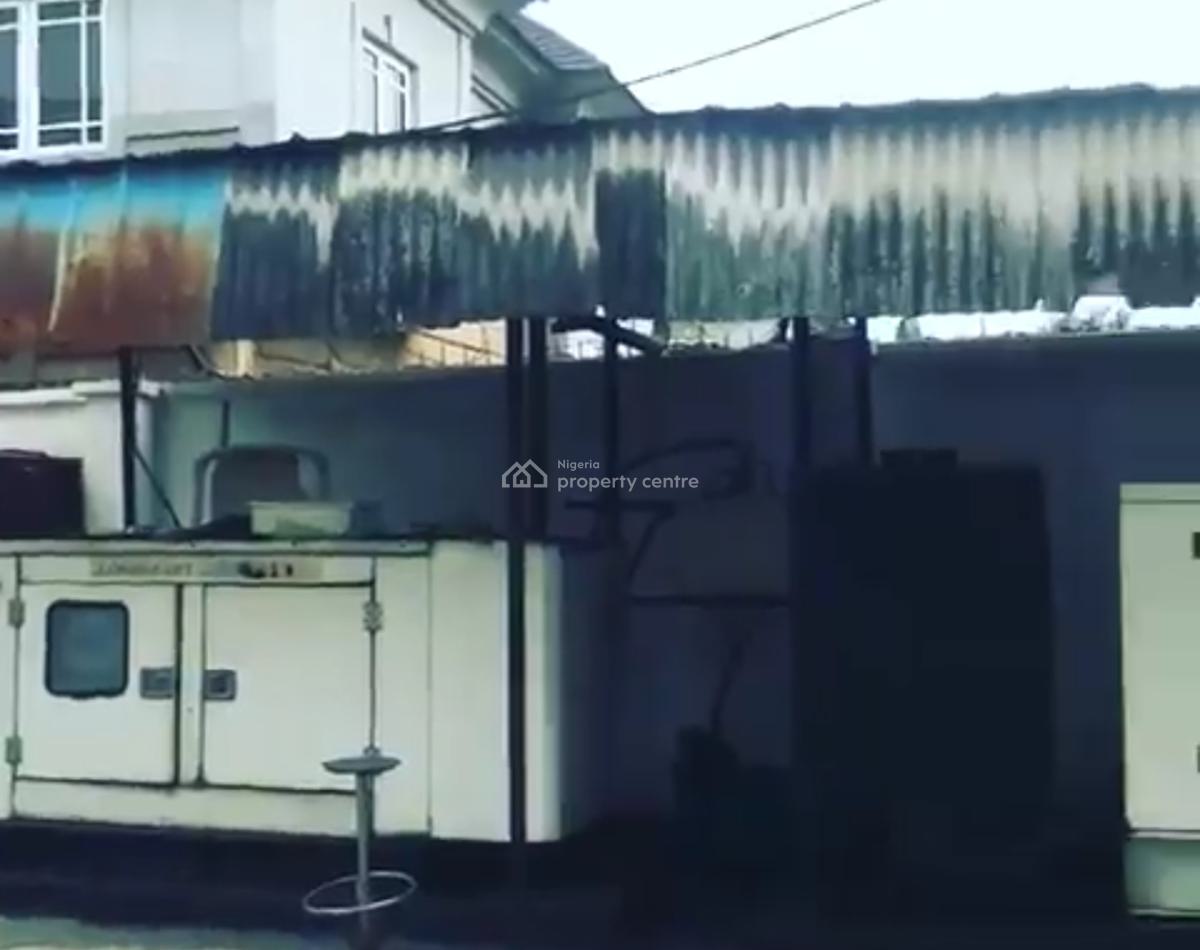 Mansion on Approx 2400sqm Land 4 Bedroom and 5 Living Room and 7bq, Parklane Road, Gra, Apapa, Lagos, Detached Duplex for Sale