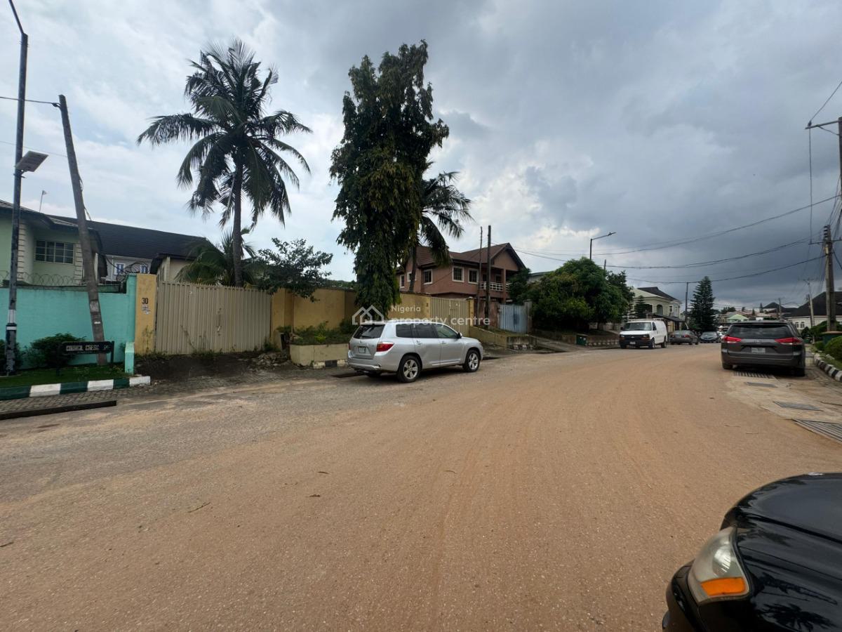a Corner Peice Land Measuring 650sqm Fenced and Gated in a Lovely Loca, Gra Phase 1, Magodo, Lagos, Residential Land for Sale