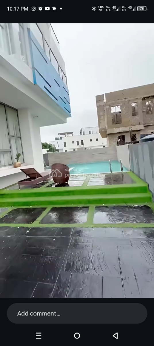 Waterfront 5 Bedroom Detached House, Osapa, Lekki, Lagos, Detached Duplex for Sale