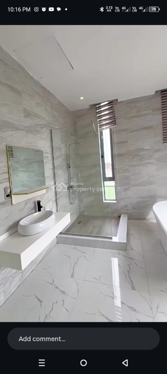 Waterfront 5 Bedroom Detached House, Osapa, Lekki, Lagos, Detached Duplex for Sale