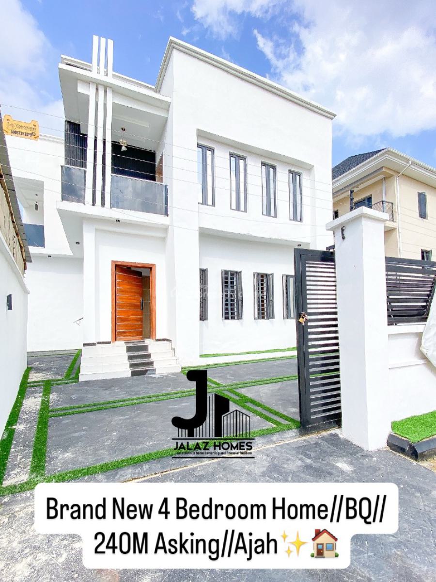 Brand New 4 Bedroom Detached Home with a Bq, Ajah, Lagos, House for Sale