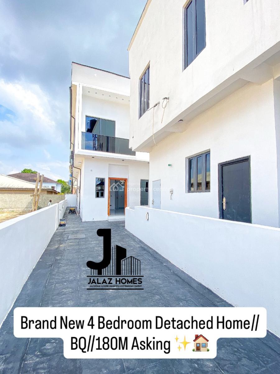 Brand New 4 Bedroom Detached Home with a Bq, Jahi, Abuja, House for Sale