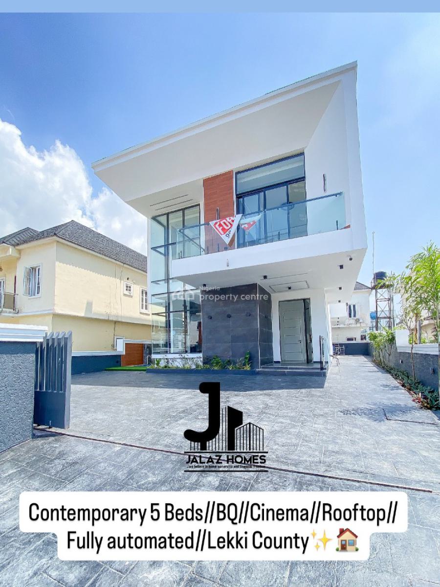 Contemporary 5 Bedroom Detached Duplex, Lekki, Lagos, House for Sale