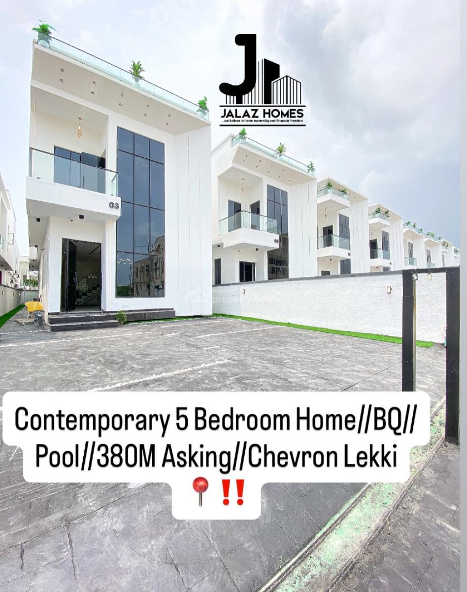 Contemporary 5 Bedroom Detached Duplex, Lekki, Lagos, House for Sale