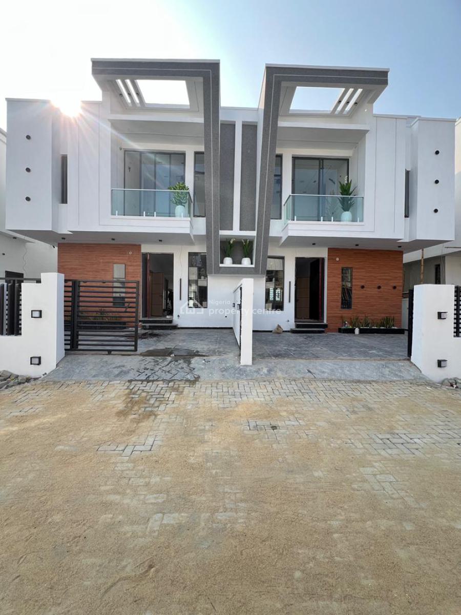 Luxury 4bedroom with Bq, Lekki Palm City, Ajah, Lagos, Semi-detached Duplex for Sale