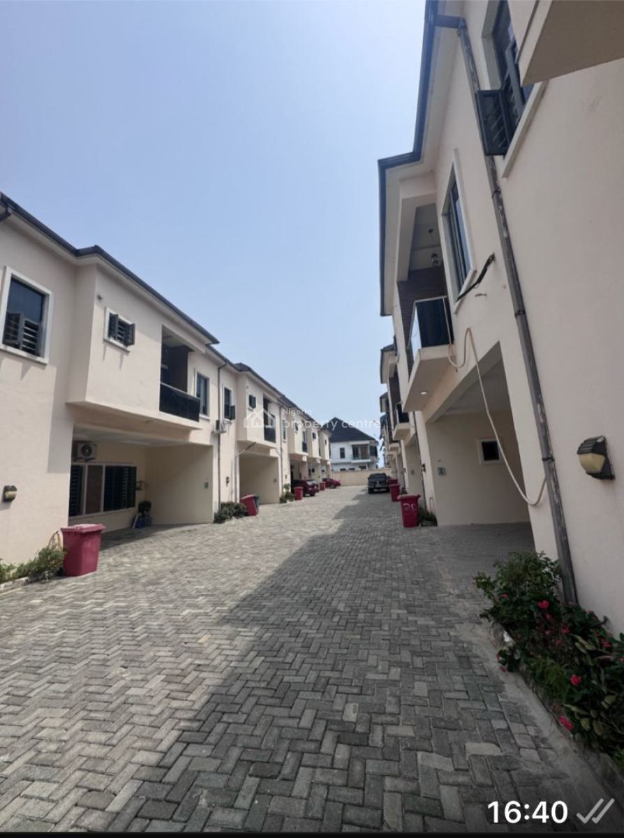 Nice Luxury Very Spacious 4 Bedroom Duplex Terrace Fully Serviced, Orchid Road Lekki Before Road About, Lekki, Lagos, Terraced Duplex for Rent