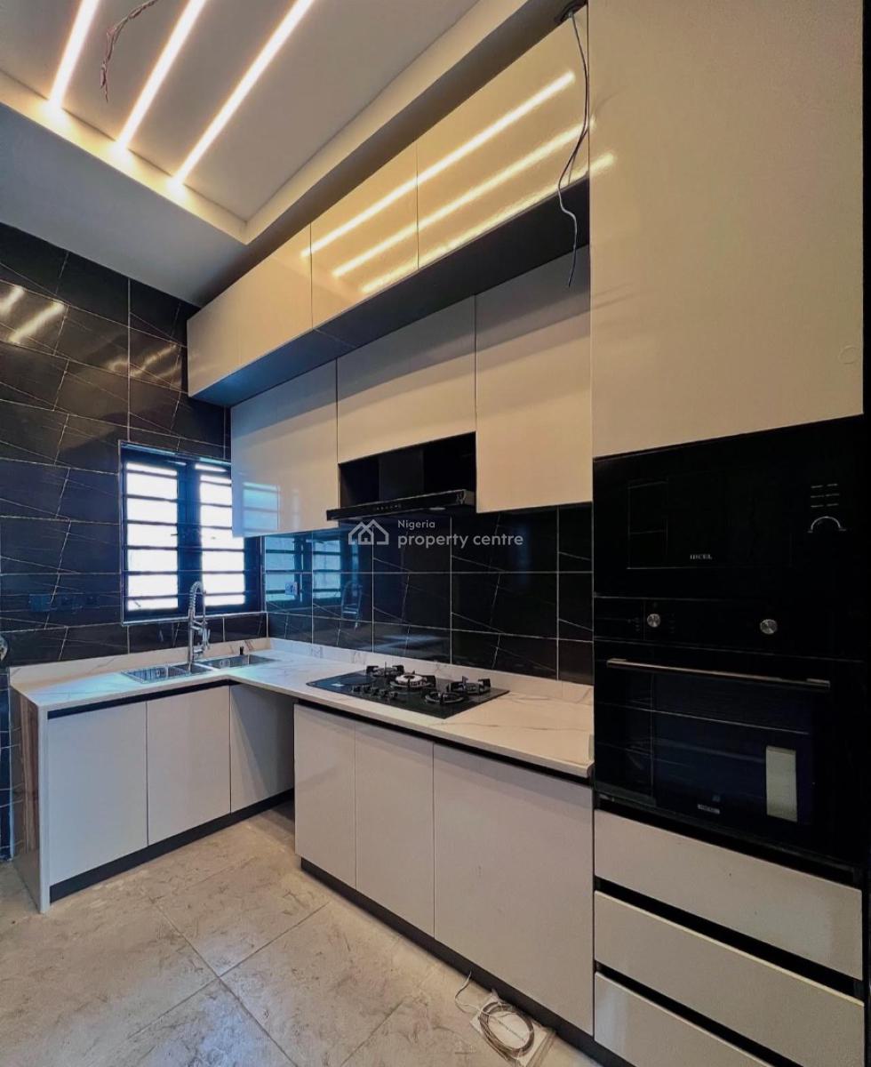 Contemporary 4 Bedroom Semi Detached Duplex with Bq, Ikota, Lekki, Lagos, Semi-detached Duplex for Sale