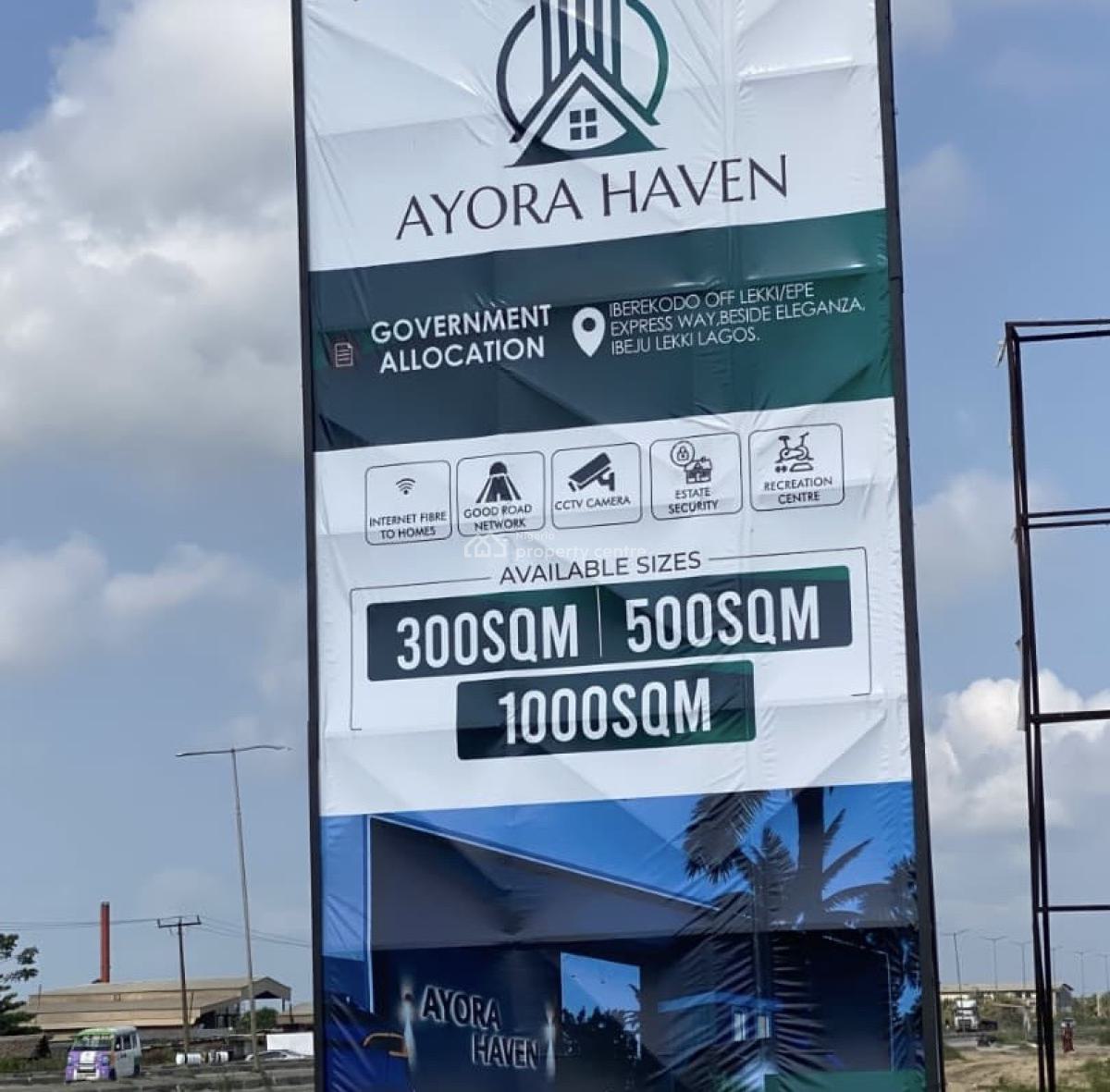 Beautifully Fenced 100% Dry Land with Amazing Title for Grab, Secure a Plot with N5m Deposit, Iberekodo, Ibeju Lekki, Lagos, Mixed-use Land for Sale