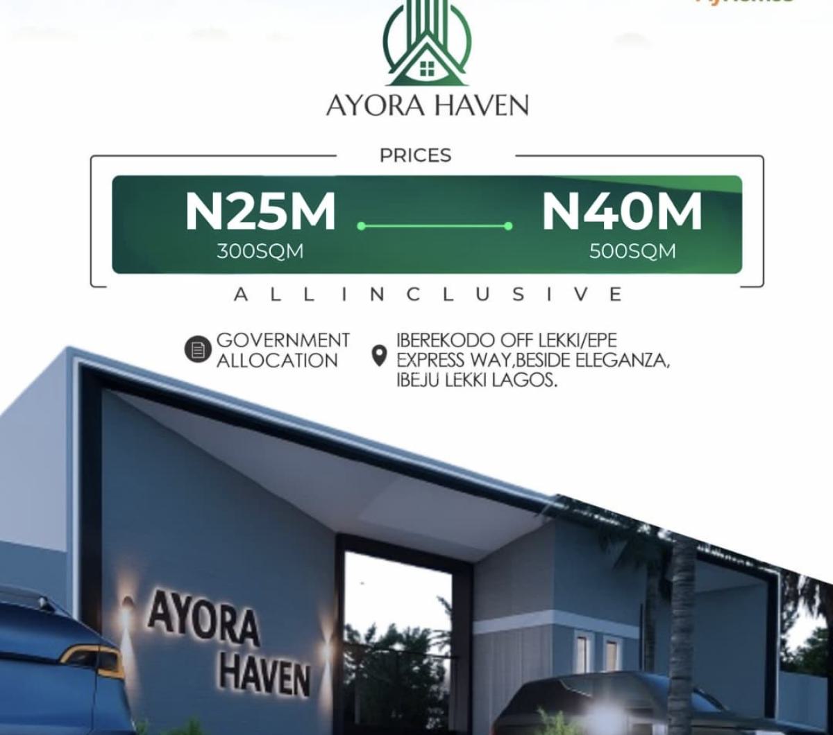 Beautifully Fenced 100% Dry Land with Amazing Title for Grab, Secure a Plot with N5m Deposit, Iberekodo, Ibeju Lekki, Lagos, Mixed-use Land for Sale