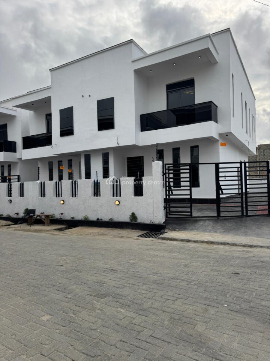 4 Bedroom Semi-detached Duplex with a Bq with a Private Compound, Ajah, Lagos, Semi-detached Duplex for Sale