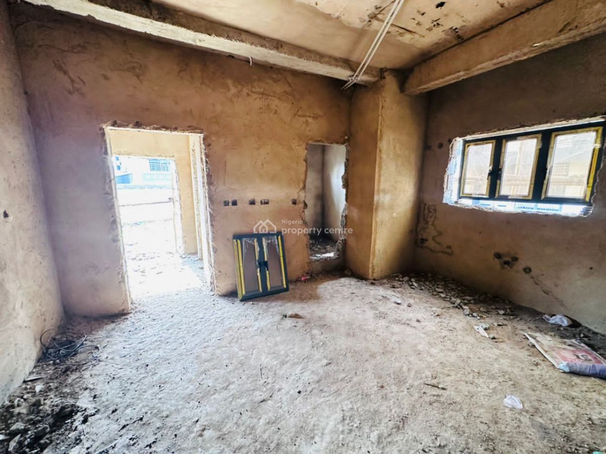 a New 4-bedroom Terrace Duplex + 1bq Semi-finished, By Lifecamp Junction ., Life Camp, Abuja, Terraced Duplex for Sale