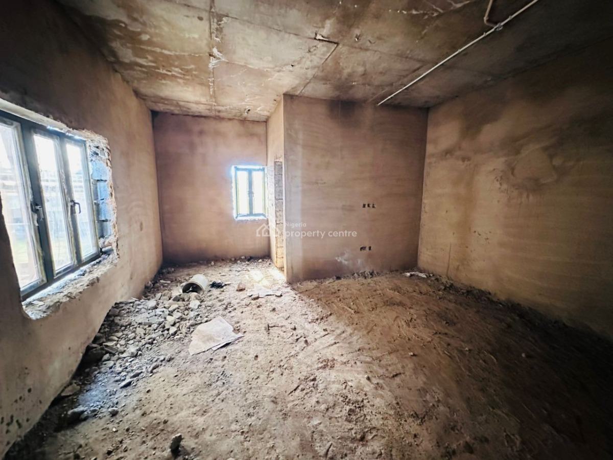 a New 4-bedroom Terrace Duplex + 1bq Semi-finished, By Lifecamp Junction ., Life Camp, Abuja, Terraced Duplex for Sale