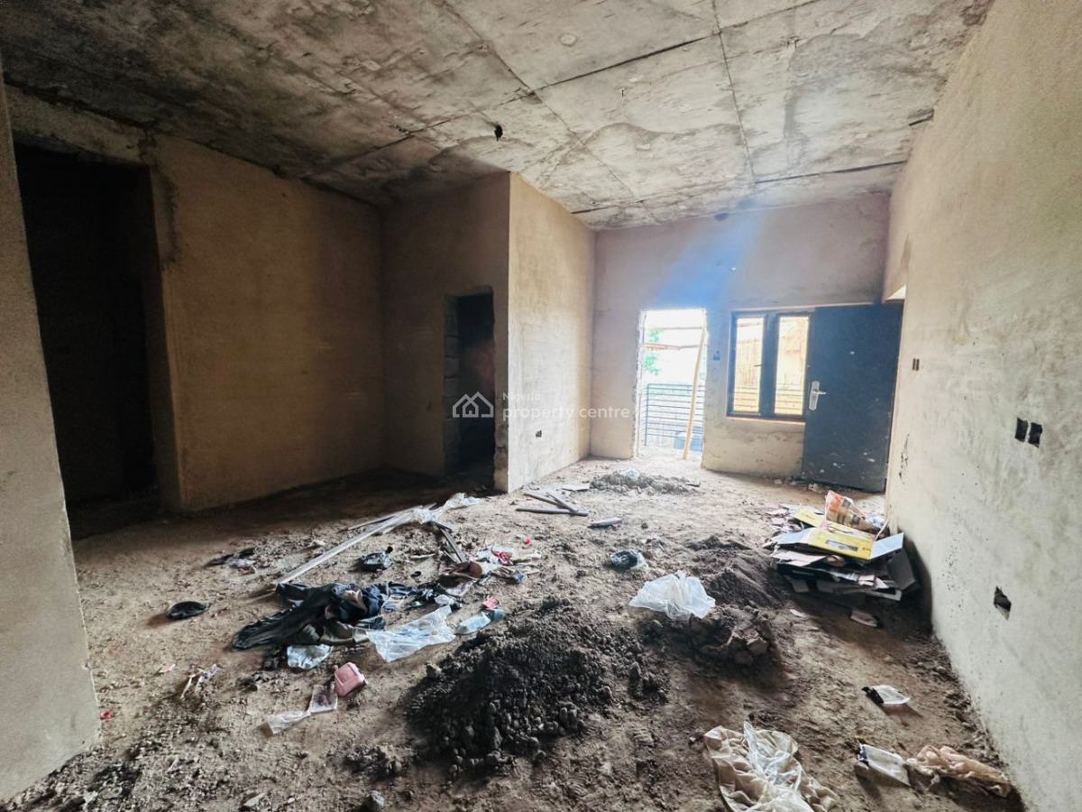 a New 4-bedroom Terraced Duplex (semi-finished), Gwarinpa, Abuja, Terraced Duplex for Sale